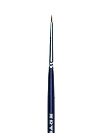 Кисть для подводки из нейлона круглая Kryolan 1М-3130-1